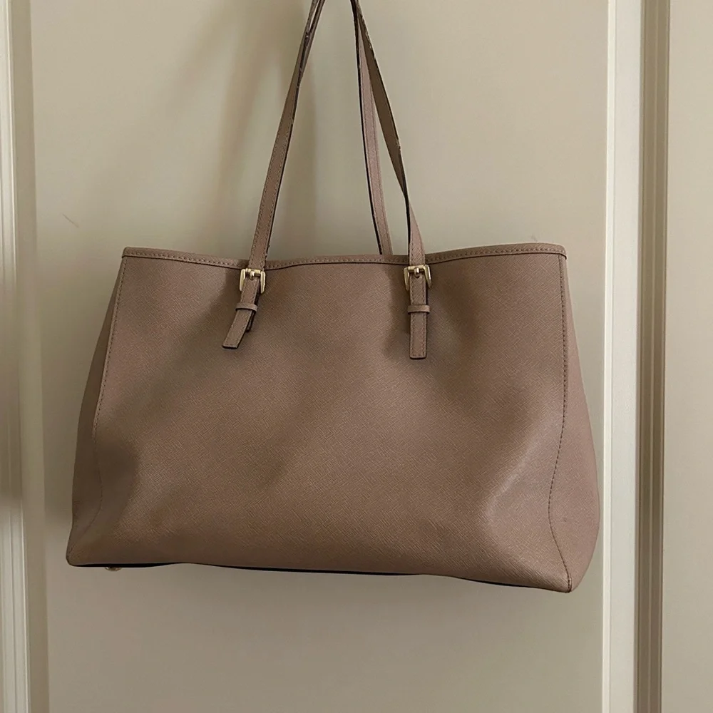 Michael Kors Tan Leather Tote Bag